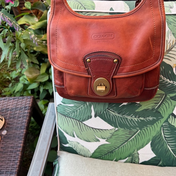 Coach 65th Anniversary Legacy Leather Whiskey Hippie Crossbody Bag 10325 - Picture 8 of 16